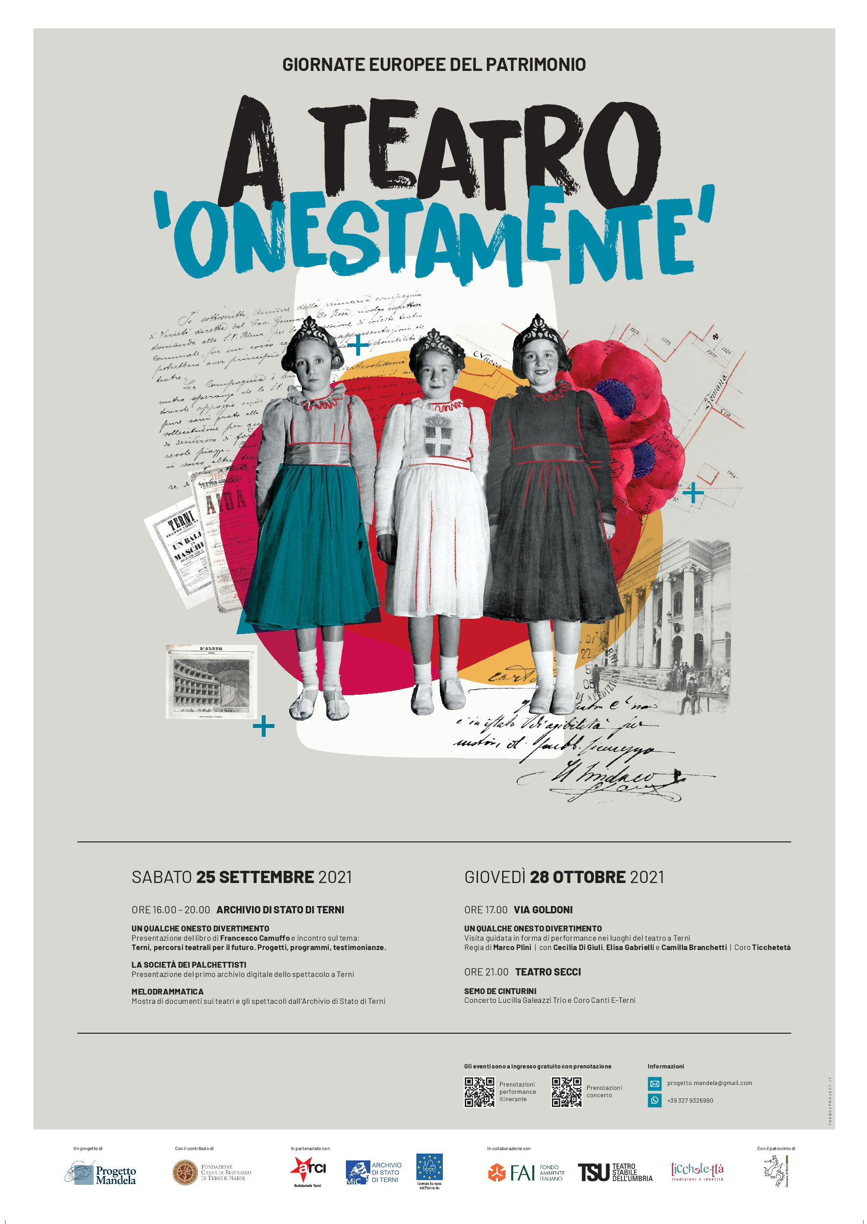 GEP 2021- Presentazione Volume "Un qualche onesto divertimento" e mostra documentaria "Melodrammatica"